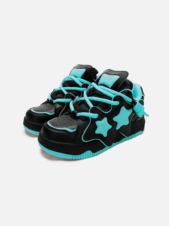 StarryClimb Color Blocking Star Skate Shoes